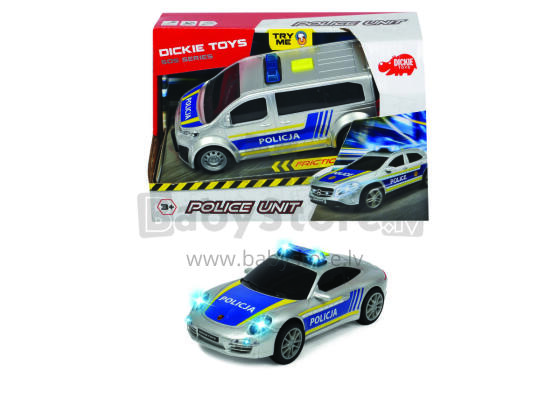 
Dickie Toys Police Unit 2 Different