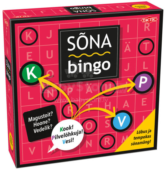 Tactic lauamäng Sõna Bingo
