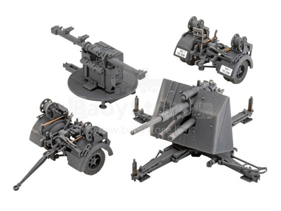 Revell Plastic Model 8,8 cm Flak 37 + Sd.Anh.202 1:72