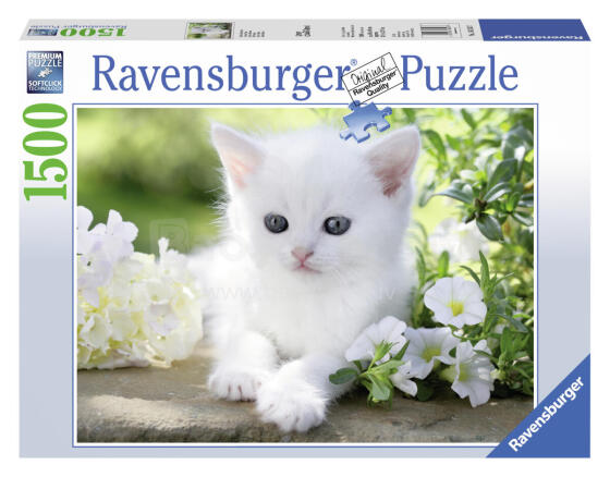 Ravensburger Puzzle 1500 pc White Kitten
