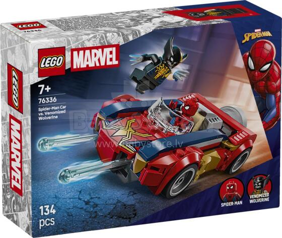 LEGO Super Heroes Spider-Man Car vs. Venomized Wolverine