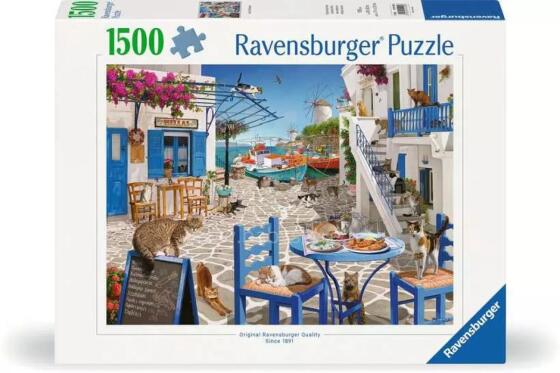 Ravensburger puzle 1500 gabali: Mikonu kaķi