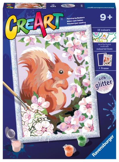 
Ravensburger Paint by Numbers Spring Squirrel