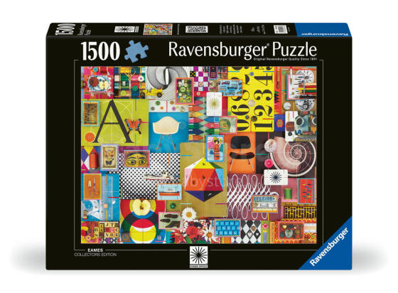 Ravensburger puzle 1500 gabali Eames Variācijas