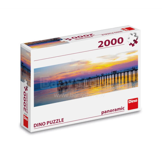 Dino Panoramic Puzzle 2000 Gabali: Taizemes Līcis