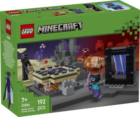 LEGO Minecraft Nether & End Portal Journey