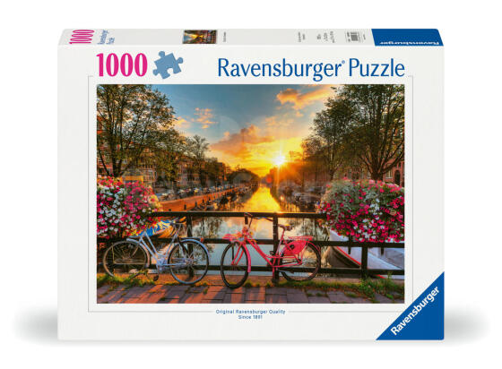 Ravensburger puzzle 1000 pc Bicycles in Amsterdam