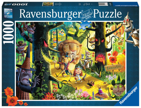 Ravensburger Puzzle 1000 pc Lions, Tigers, Bears