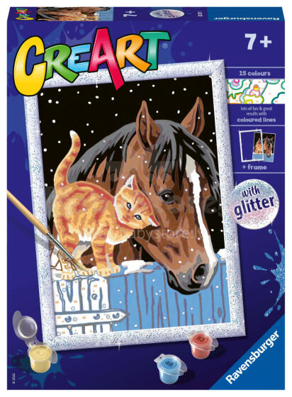 Ravensburger Krāsošana pēc numuriem Stabilas draugi