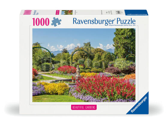 Пазл Ravensburger 1000 деталей: Парк Вилла Паллавичино в Италии