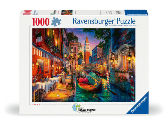 Пазл Ravensburger 1000 деталей: Канал в Венеции