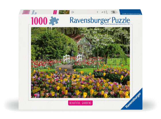 Пазл Ravensburger 1000 деталей: Сады Кекенхоф