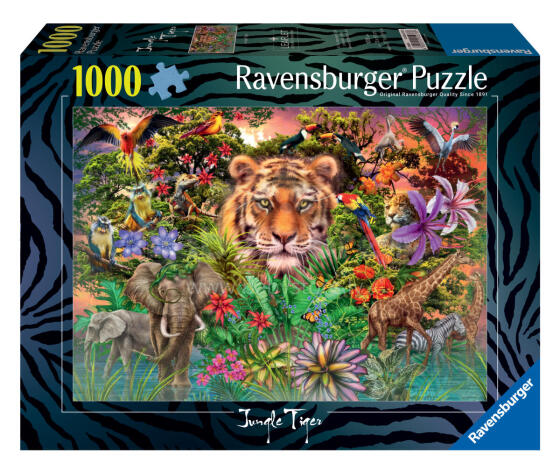 Ravensburger Puzzle 1000 Pieces: Jungle Tiger