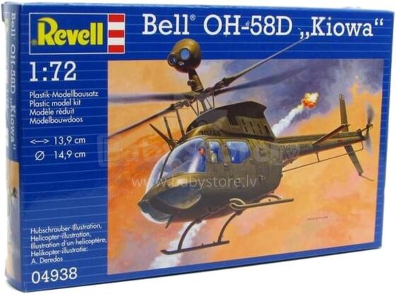 Revell Plastic Model Bell OH-58D Kiowa 1:72