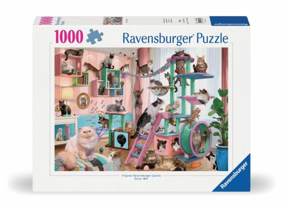 Ravensburger Puzzle 1000 pc Cat Room Paradise