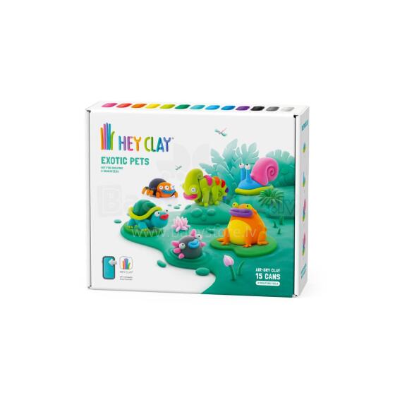 HEY CLAY Modeling Clay 15 pcs: Exotic Animals