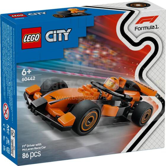 LEGO City F1 Водитель с гоночным автомобилем McLaren