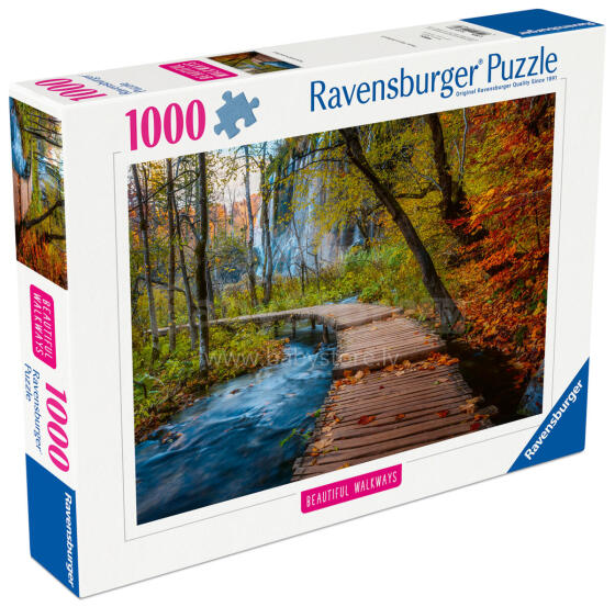 Ravensburger puzle 1000 gabali: Rudens koka taka Horvātijā