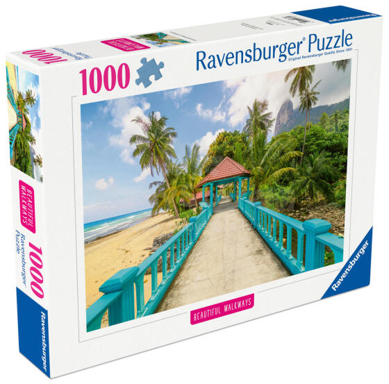 Ravensburger puzle 1000 gabali: Krāsains tilts Malaizijā
