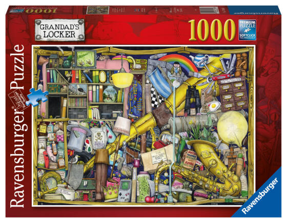 Ravensburger puzle 1000 gab. Vectēva skapī