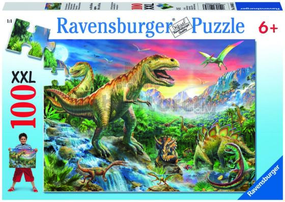 Ravensburger puzle 100 gab. Dinosauru laiks