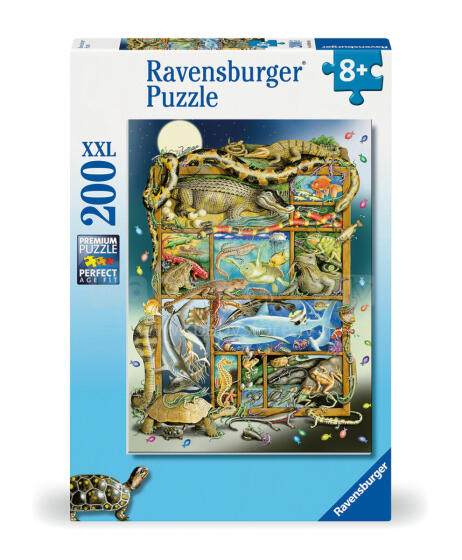 Ravensburger puzzle 200 pc Reptiles on a Picture Frame