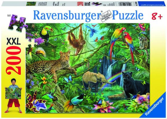 Ravensburger Puzzle 200 pc Animals in the Jungle