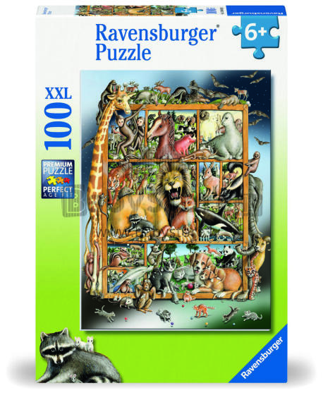 Ravensburger puzzle 100 pc Animals on a Picture Frame