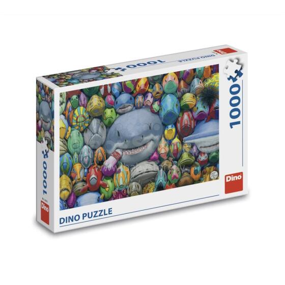 Dino Puzzle 1000 pc Colorful Fishes