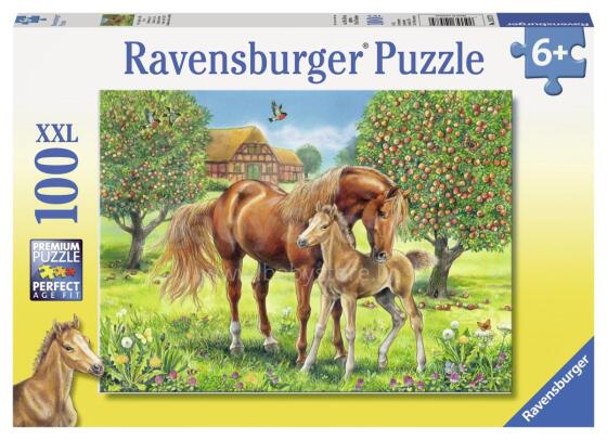 Ravensburger puzle 100 gab. zirgi