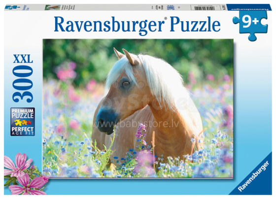 Ravensburger Puzzle 300 pc Horse in Flowers