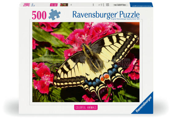 Ravensburger Puzzle 500 pc Colorful Butterfly