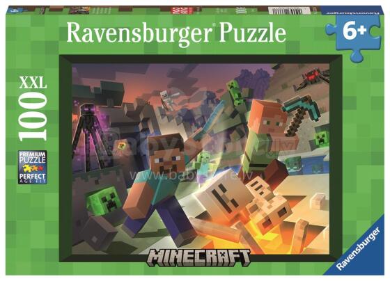 Ravensburger puzzle 100 Pc Minecraft Monsters