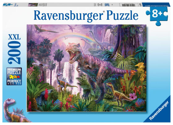 Ravensburger puzle 200 gab. Dinosauru karalis