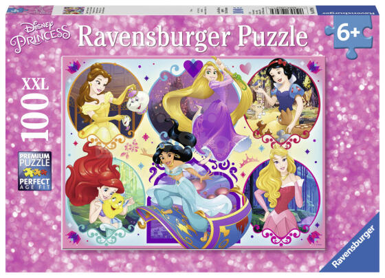Ravensburger puzle 100 gab. Disney princeses