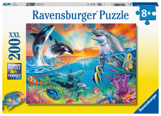Ravensburger puzle 200 gabali Dzīve okeānā