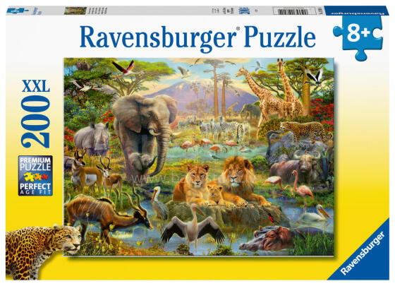 Пазл Ravensburger 200 шт. Животные саванны