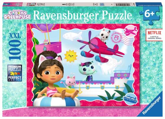 Пазл Ravensburger 100 деталей Домик Габби