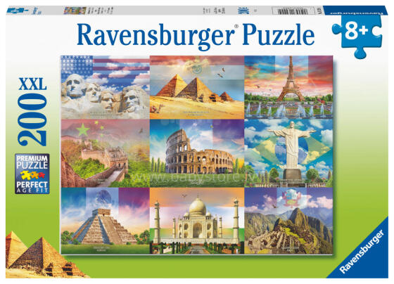 Ravensburger Puzzle 200 pc Monuments