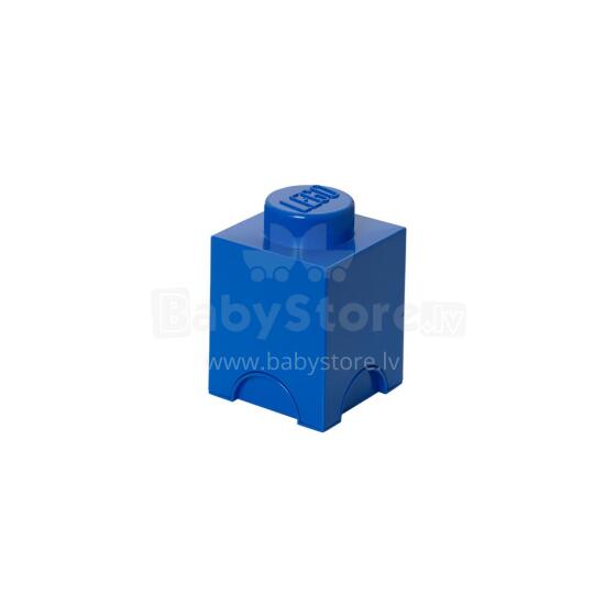 LEGO uzglabāšanas ķieģelis 1 zils