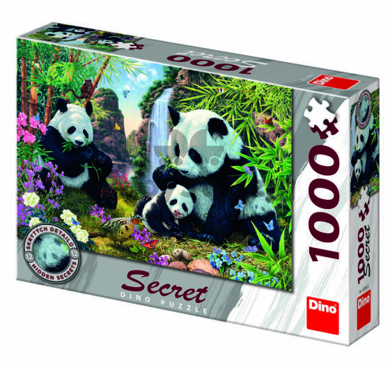 Dino Secret Puzzle 1000 pc Pandas