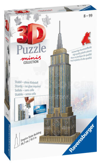 
Ravensburger 3D mini puzzle 66 pc Empire State Building