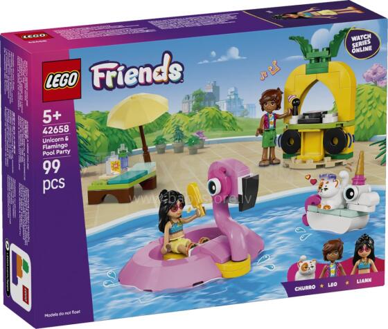 LEGO Friends Unicorn & Flamingo Pool Party