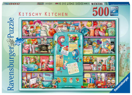 Ravensburger Puzzle 500 pc Kitschy Kitchen