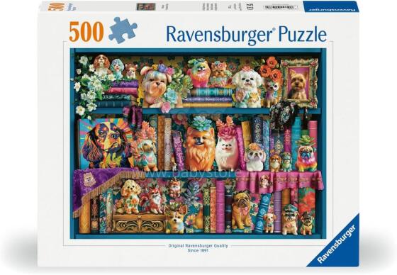 Ravensburger Puzzle 500 Pieces: Precious Porcelain Pups