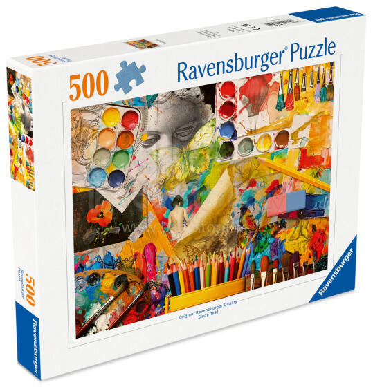 Пазл Ravensburger 500 деталей: Арт-студия