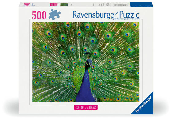 Ravensburger Puzzle 500 pc Peacock