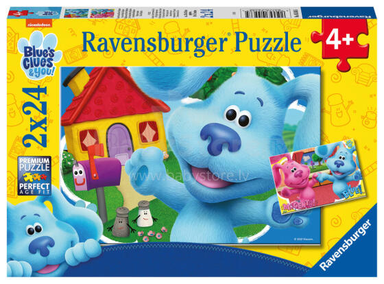 Ravensburger Puzzle 2x24 pc Blue Hints and You