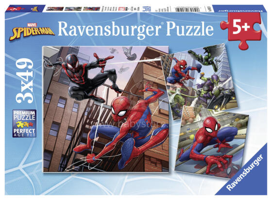 Ravensburger Puzzle 3x49 pc Spider-Man