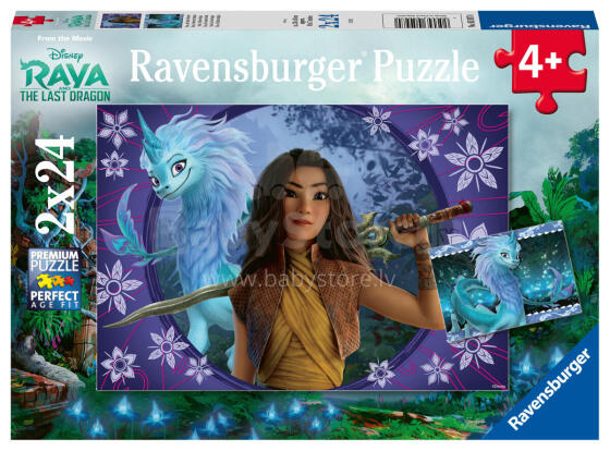 Ravensburger Puzzle 2x24 pc Raya and the Last Dragon
